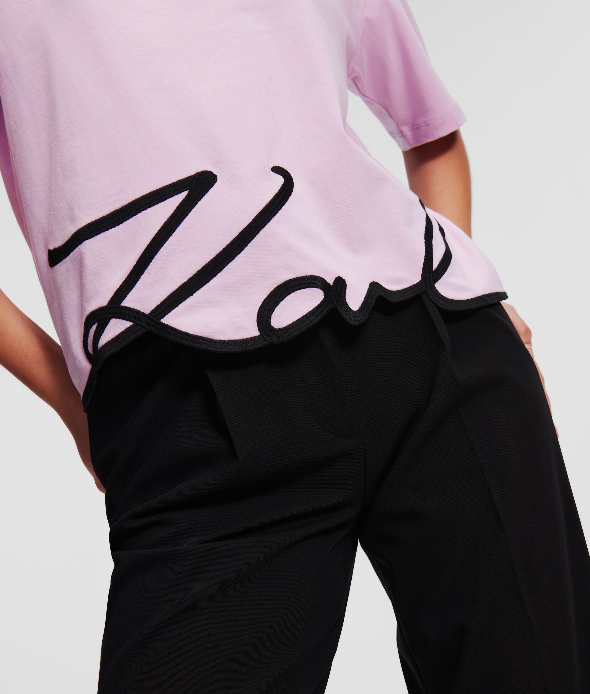 (image for) Perfect KARL SIGNATURE HEM T-SHIRT